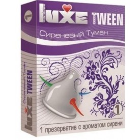 Презерватив Luxe Tween "Сиреневый туман" с ароматом сирени - 1 шт.